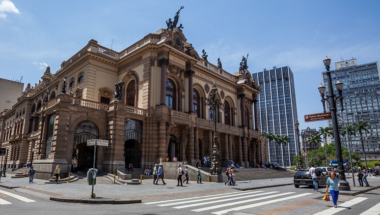 Teatro Municipal de São Paulo (SP). Foto: Divulgação/Embratur