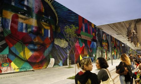 Mural Etnias, Rio de Janeiro (Kobra) - Foto: Fernando Frazão/Agência Brasil