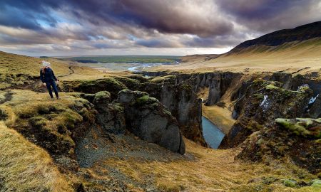 Canyon Fjaðrárgljúfur – Islândia