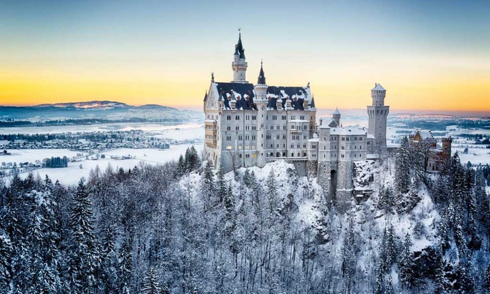 Castelo de Neuschwanstein no sudoeste da Baviera
